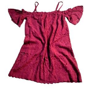 Love, Fire Cold Shoulder Mini Dress